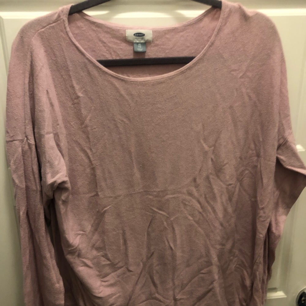 Pink old navy sweater